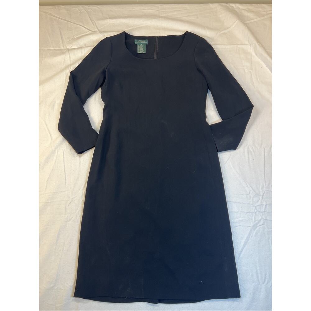 Ralph Lauren Sheath Dress Sz 4 Classic Career Office Evening Gala Cocktail Class